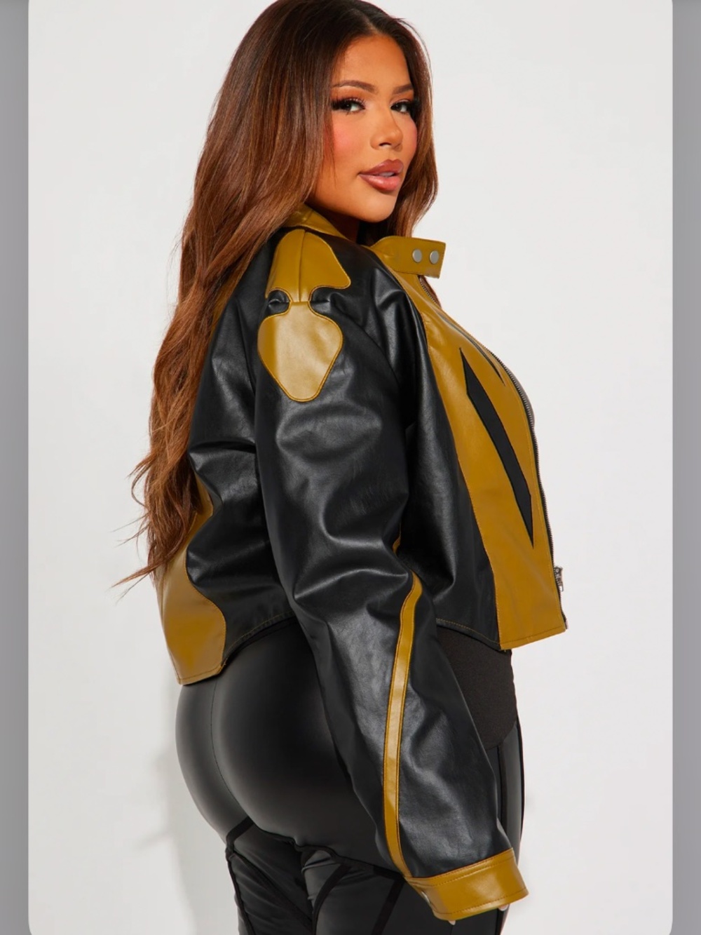 Fashion Nova Speed Racer Racing Jacket - Picture 2 of 3